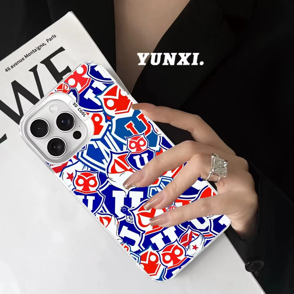 Hoja acrílica de silicona dura con logotipo del U-University de Chile, funda esmerilada para iPhone 17 Air 16 E 15 14 Plus 13 12 Mini 11 Pro Max - imagen 5