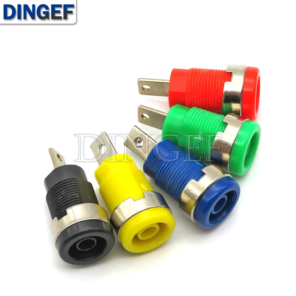 Enchufes Banana de 5 piezas y 4MM, Conector de cable hembra, multímetro, cabeza Banana - imagen 4