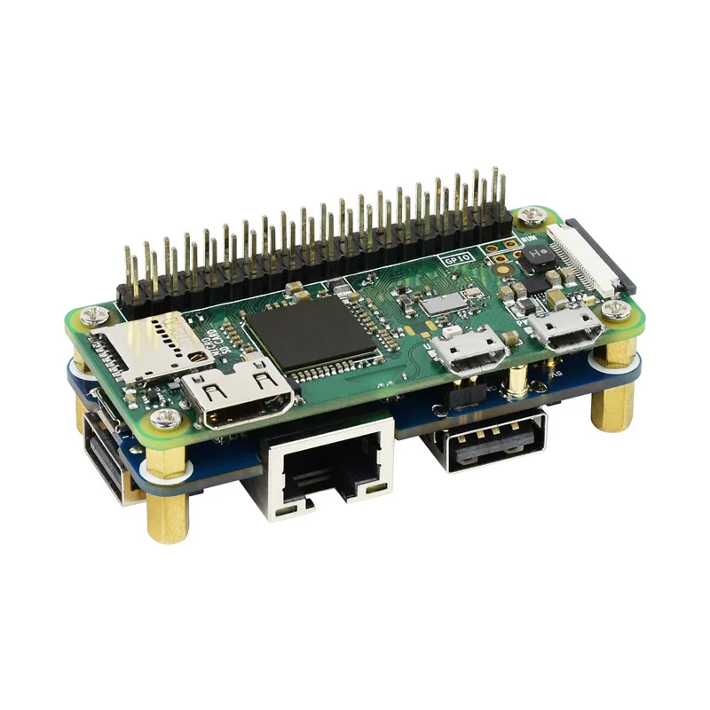 Raspberry Pi Zero 2W Ethernet USB HUB HAT (B) para la serie Zero Plug-And-Play - imagen 5