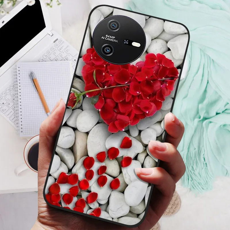 Funda de silicona suave para Oscal Tiger 12, Carcasa protectora para teléfono, color negro, León, Lobo - imagen 5