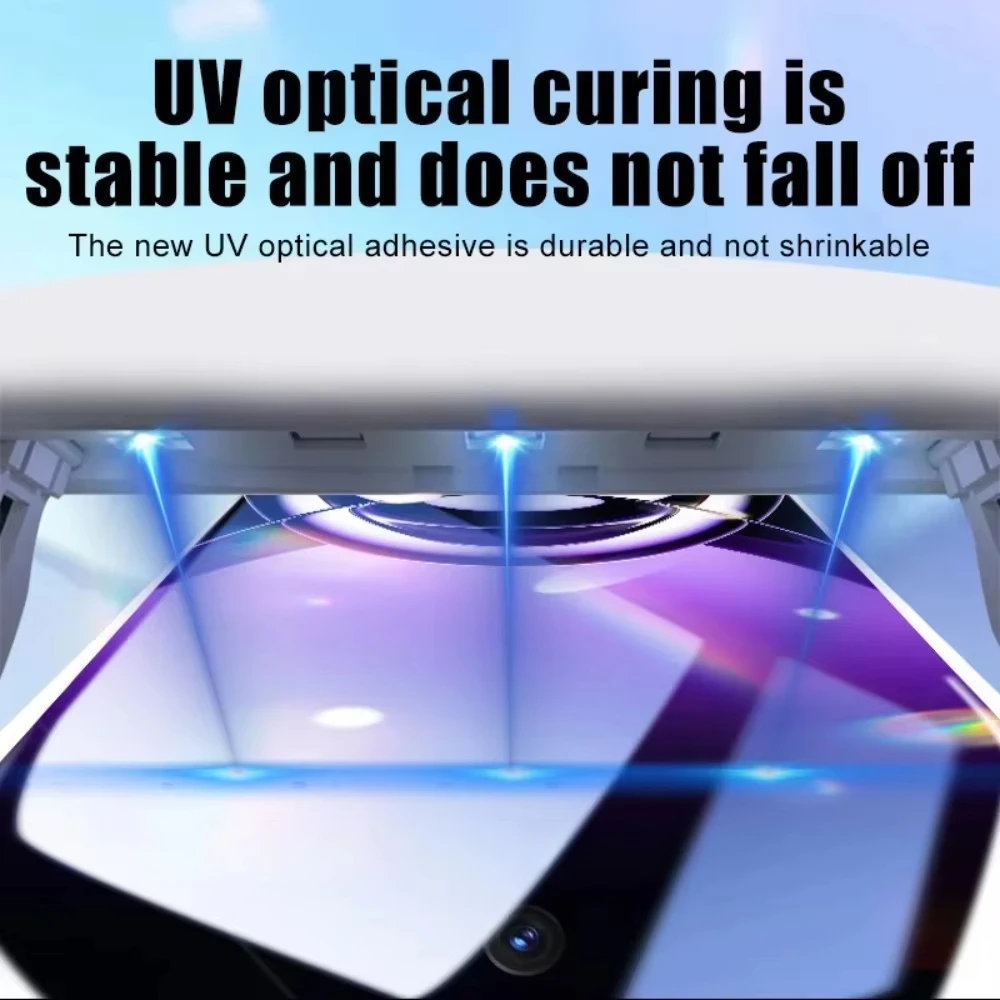 Película protectora de vidrio templado UV para OPPO Find X7 X6 X5 Reno 10 9 Realme 12 11 Pro, Protector de pantalla de teléfono, 2 uds. - imagen 2