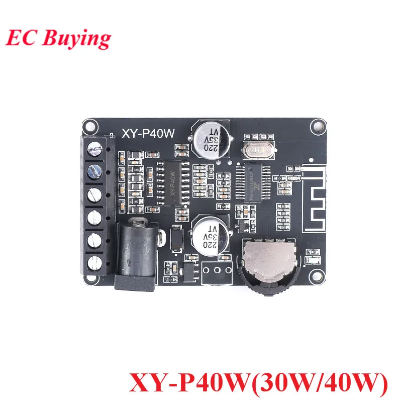Placa amplificadora de potencia estéreo de 10W/15W/20W/30W/40W 12V/24V módulo amplificador Digital de alta potencia XY-P15W XY-P40W DY-AP3001 XY-WRBT - imagen 5