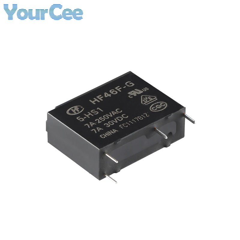 5 uds/1 ud relé de potencia medio ultrapequeño HF46F HF49FD HF41F HF46F HF46F-G-005-HS1 012-HS1 HF41F-5-HS HF49FD-005-1H11T 5V 12V 24V - imagen 5