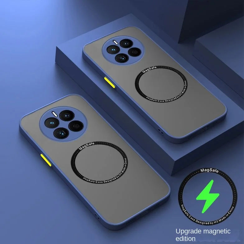 Funda dura de PC para OPPO Realme, carcasa trasera protectora magnética mate para OPPO Realme 12 Pro Plus - imagen 3