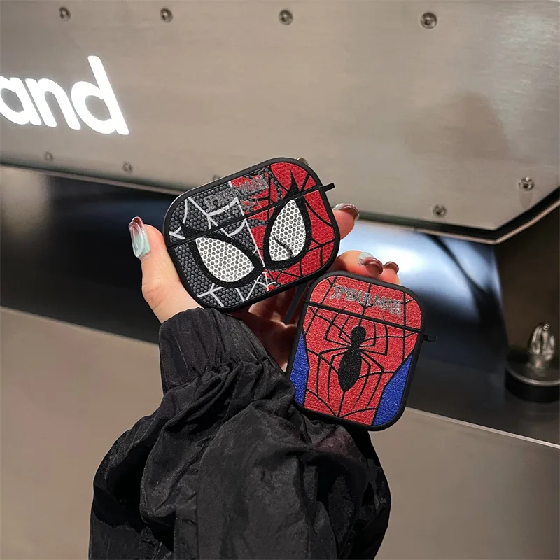 Para Airpods 4 funda 2024, Disney Spiderman PU cuero TPU funda protectora para auriculares para Airpods Pro 3 funda - imagen 2