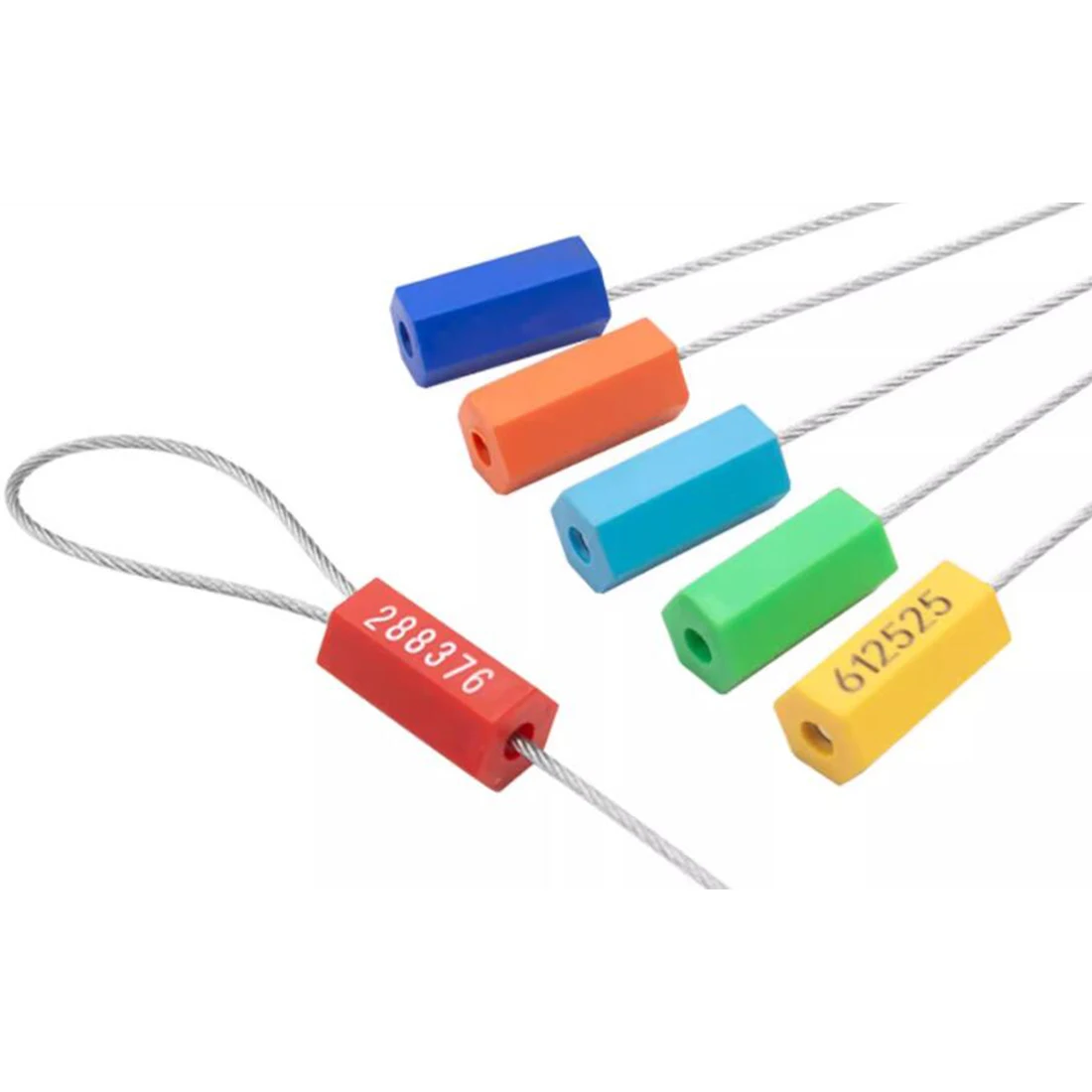 10 Uds. De sellos de alambre de ajuste de acero inoxidable, bridas para cables, bloqueo de contenedor de bloqueo, 30cm/40cm/50cm/60cm/100cm, nuevo, venta al por mayor