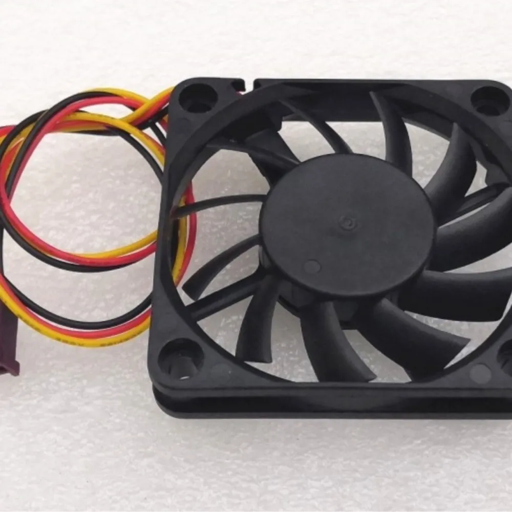 Ventilador Axial de 60 mm para Everflow R 126010 DL 60 mm x 10 mm Ultrafino 12 V Ventilador de enfriamiento de 3 cables para GPU, enrutador, electrónica - imagen 3