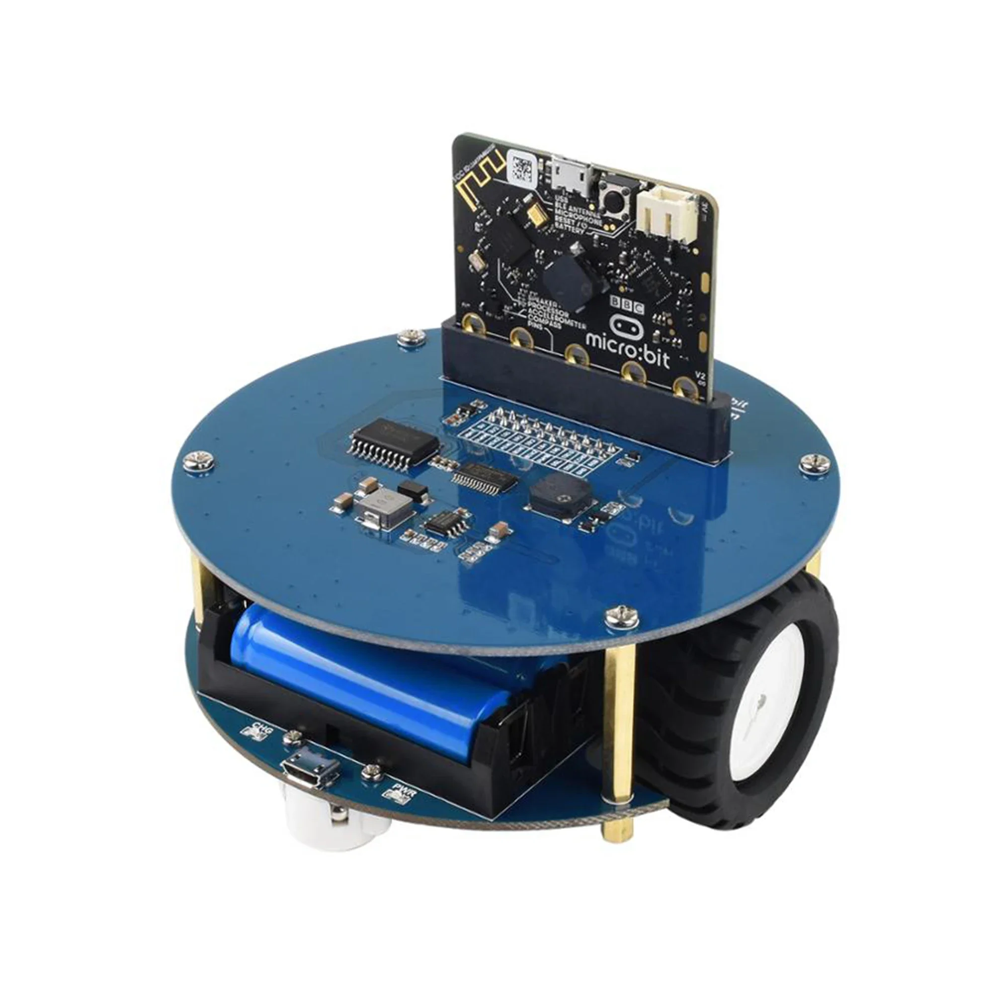 Kit de construcción de robot Waveshare AlphaBot2 basado en la versión original BBC micro:bit, o micro:bit V2, o solo accesorios - imagen 4