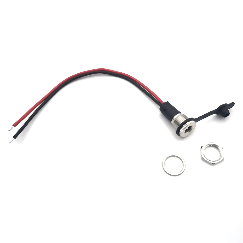 Conector de soldadura de montaje en Panel, adaptador de DC-022B con tuerca a presión, 10A, IP68, resistente al agua, 5,5x2,1 MM, 5521/5525 DC - imagen 3