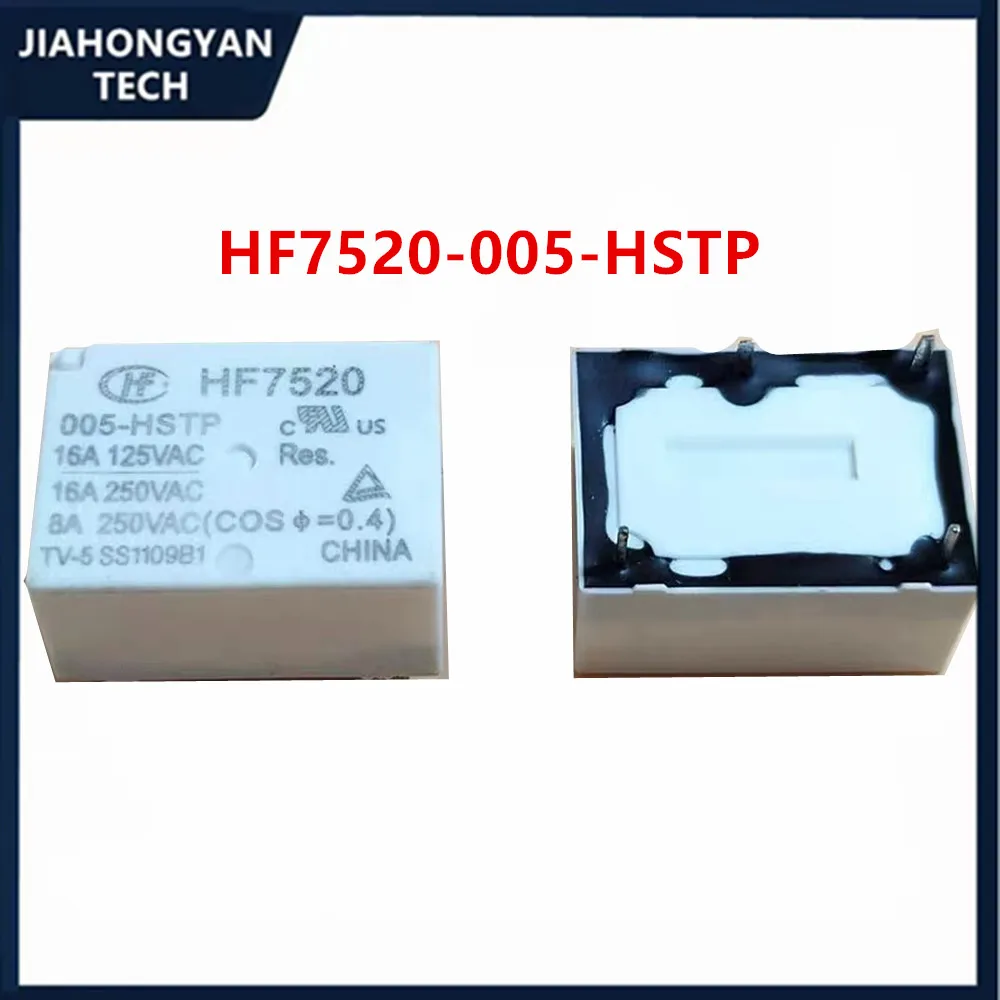 Relé Original piezas, 1 piezas, 2 piezas, 5 HF7520-005-HSTP, HF7520-012-HSTP, 16A, 5V, 12V, 24V, 4 pines - imagen 2