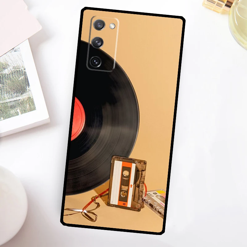 Funda de música de disco de vinilo para Samsung Galaxy S22, S23, S24, Ultra Plus, Note 10, 20, S8, S9, S10, S20 FE, S21 FE - imagen 5