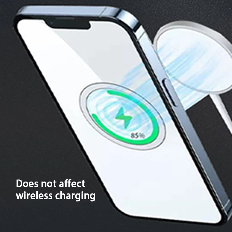 Anillo magnético de cuero Universal para funda de teléfono Magsafe, pegatina de Metal, soporte para cargador inalámbrico, placa de hierro, soporte magnético para coche