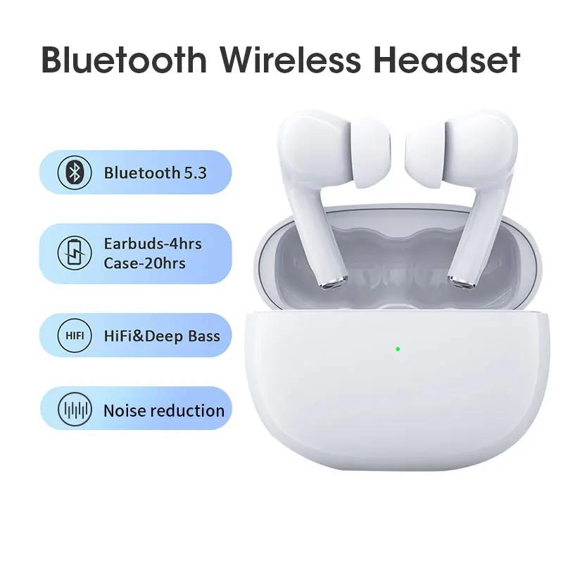 Auriculares inalámbricos TWS con Bluetooth, cascos con micrófono HD para llamadas, reducción de ruido, deportivos, modo de transparencia, novedad de 2023