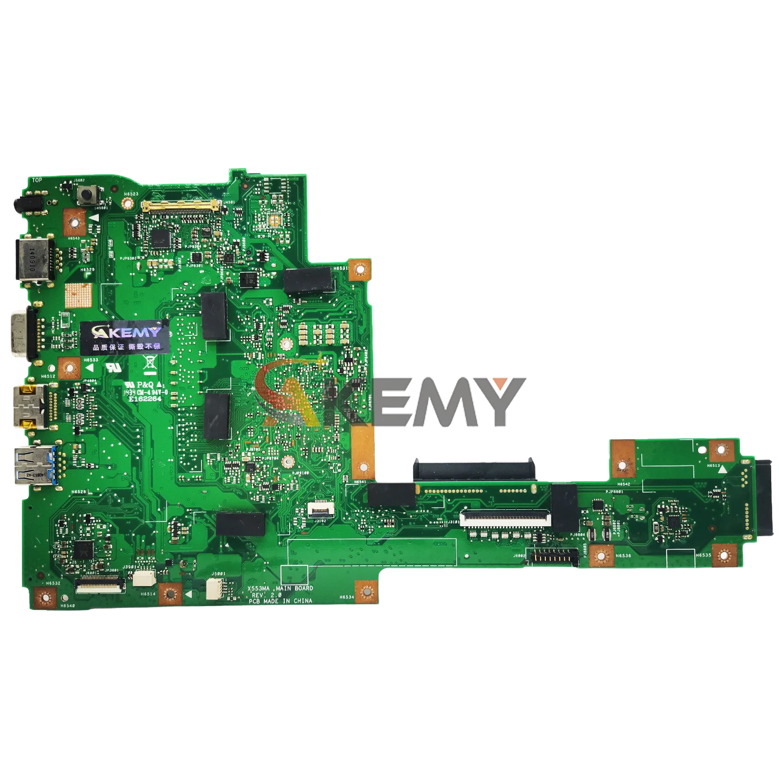 Placa base para ordenador portátil X553MA para ASUS VivoBook X553M K553M X553MA D553M A553MA F553MA placa base con CPU Celeron 100% pruebas OK stk - imagen 2