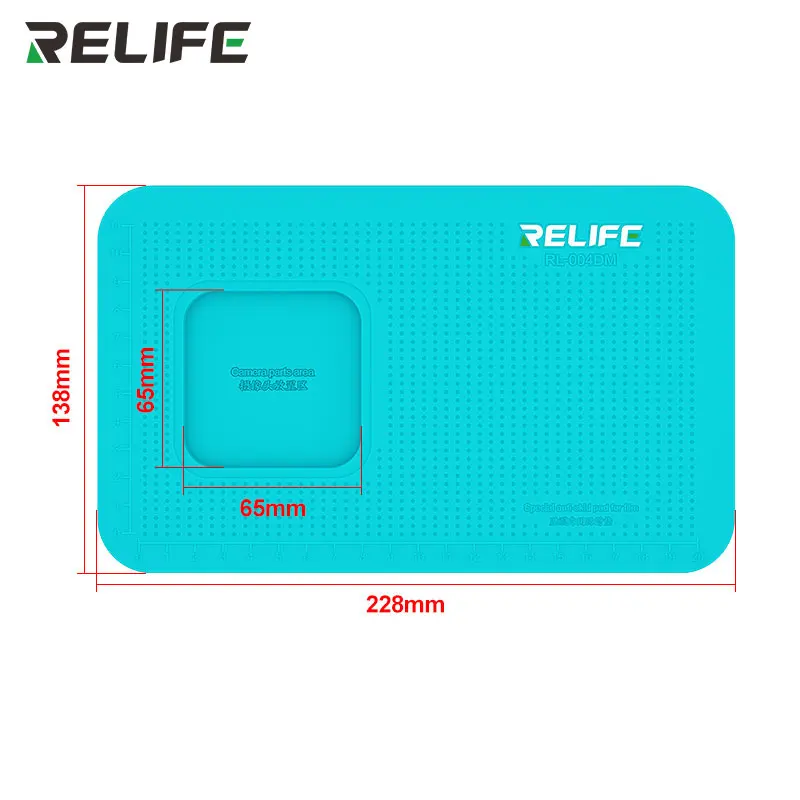 Relife-Película de RL-004DM profesional, almohadilla antideslizante especial para teléfono móvil, protección de cámara, diseño a escala múltiple, almohadilla de silicona - imagen 4