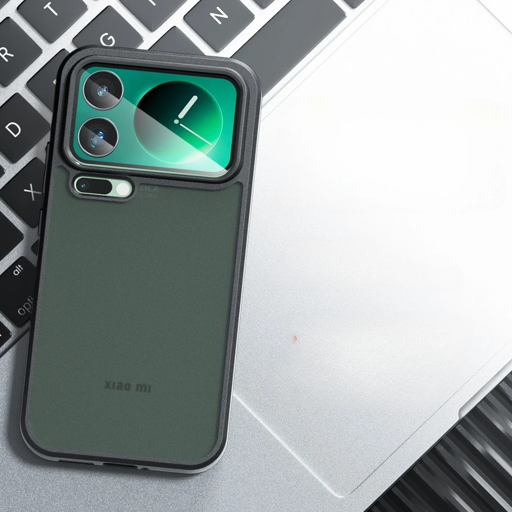 Funda protectora a prueba de golpes para Xiaomi 17 Pro Max, cubierta trasera dura acrílica mate para Xiaomi Mi17 17pro, Airbags esmerilados para PC + parachoques de TPU - imagen 2