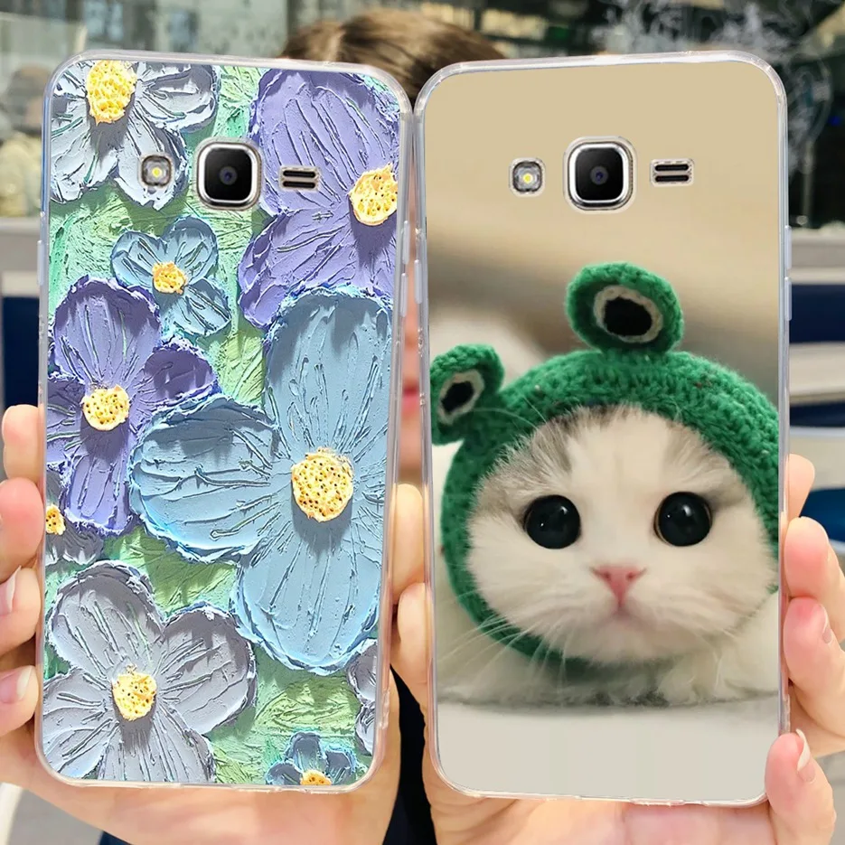 Funda de teléfono para Samsung Galaxy J2 Prime G532F G532M, cubierta pintada de lujo, suave, delgada, Fundas para Samsung J2 Prime J2Prime - imagen 2