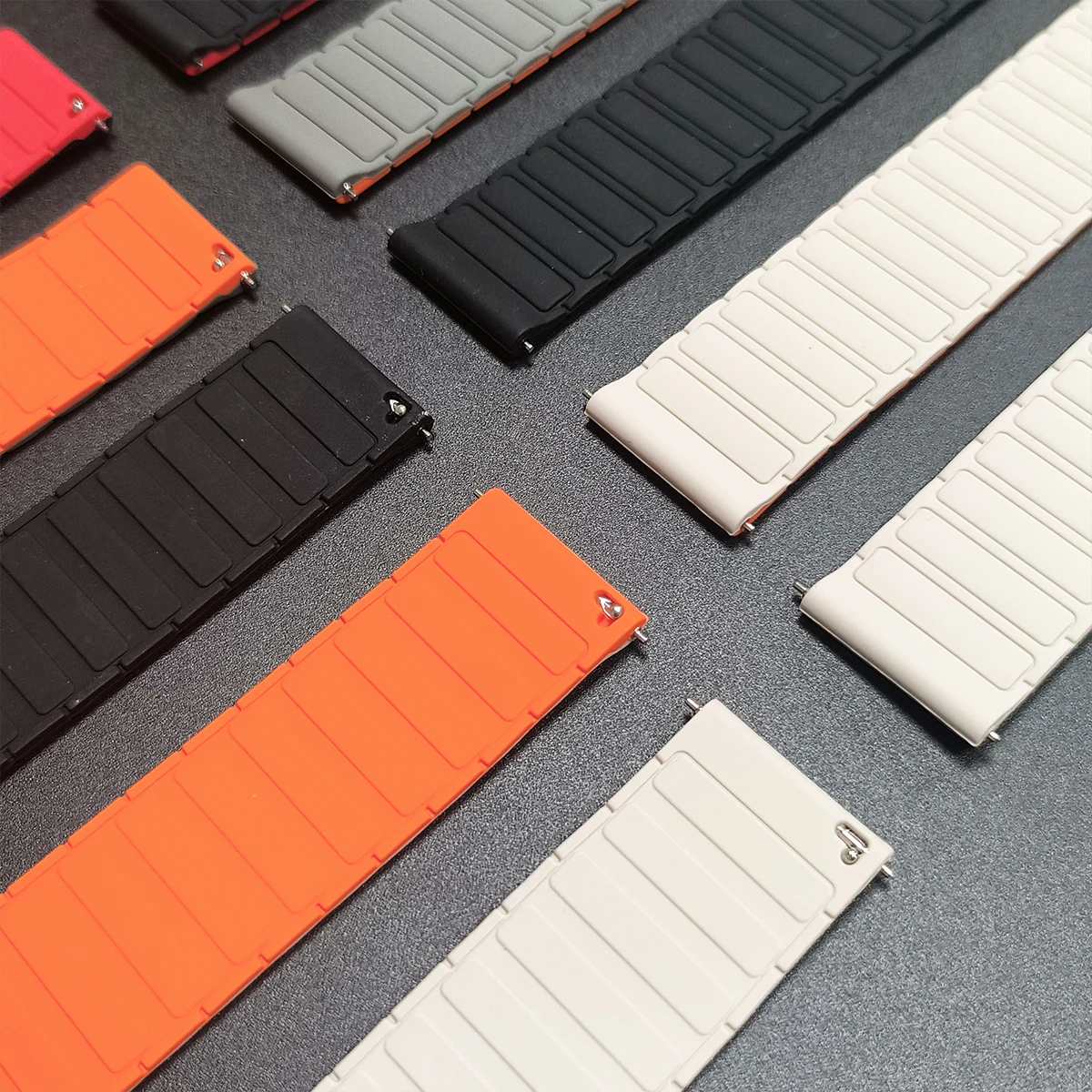 Correa de bucle magnético de 22mm para SUUNTO RUN/9 5 PEAK PRO/VERTICAL/OCEAN/PACE, pulsera de silicona para Xiaomi Watch S4/S3/S2/S1 Pro - imagen 3