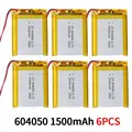 604050-1500mAh 6PCS