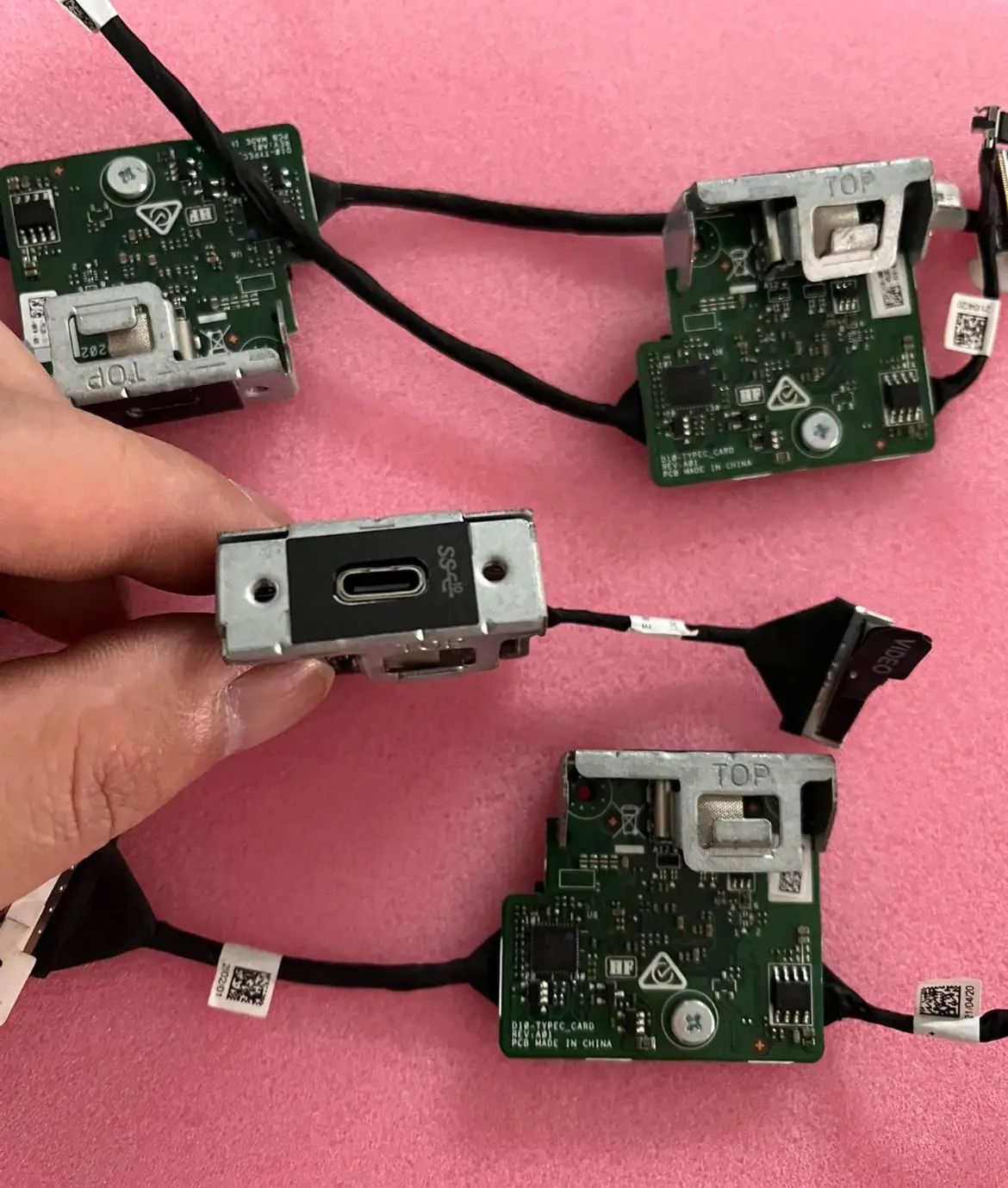 00C96 para Dell Optiplex 5070 7060 7080 SFF cable de placa de tarjeta micro USB tipo C