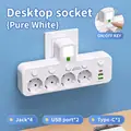 4 AC USB White