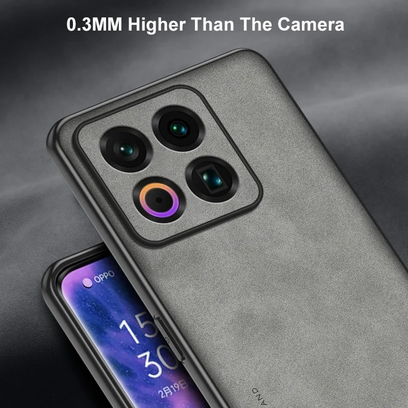 Para Meizu 22 funda de lujo de cuero PU para teléfono Meizu 22 Meizu22 5G contraportada mate TPU silicona a prueba de golpes protección completa - imagen 5