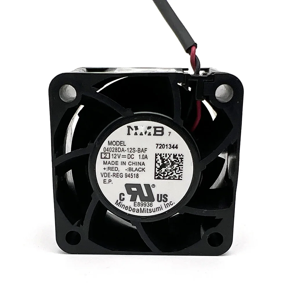 Nuevo ventilador de refrigeración para NMB 04028DA-12S-BAF 04028DA-12S 04028DA 4028 DC12V 1A, 40x40x28MM, fuente de alimentación 1U - imagen 4