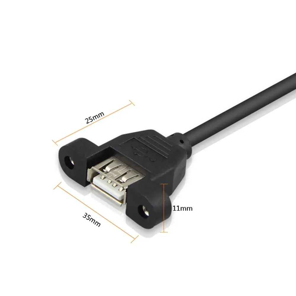 Cable de extensión USB con codo de 90 grados, cable de extensión USB 2,0 para ordenador conectado a TV, unidad USB, ratón, teclado, red c - imagen 3