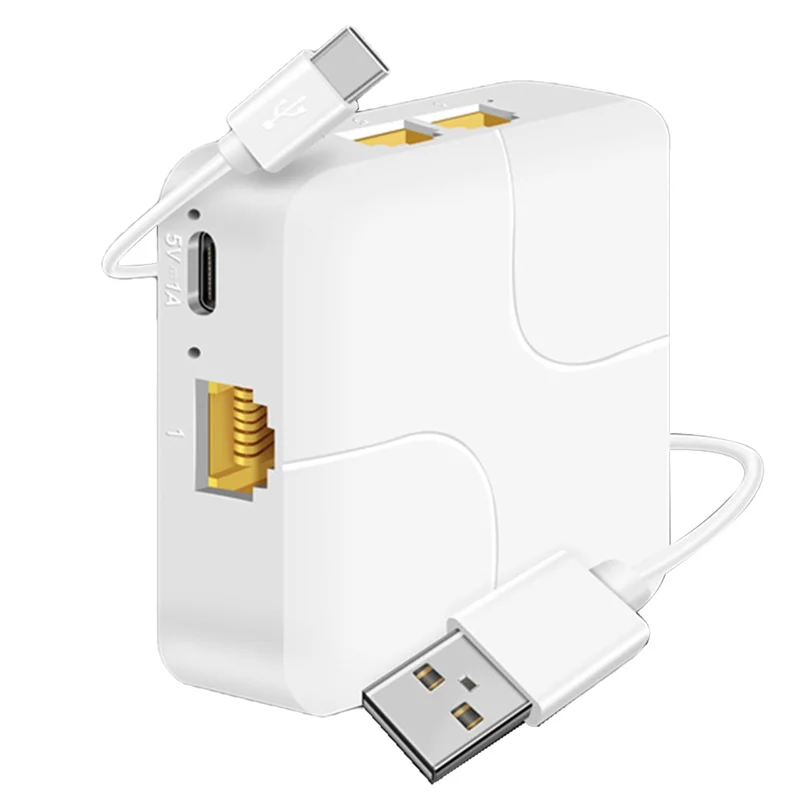 Nuevo divisor Gigabit uno a cuatro, distribuidor de red de 1000Mbps, extensor de interruptor, Chip de conmutación incorporado, fácil instalación, fácil de usar - imagen 5