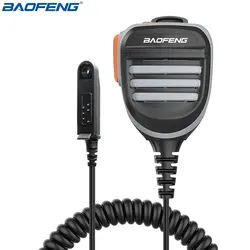 Baofeng Walkie talkie impermeable con micrófono de hombro