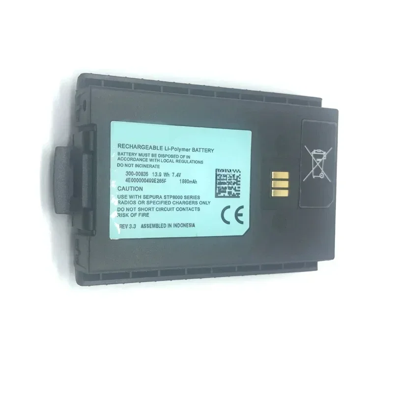 7,4 V 2 uds 423566 para Radio serie Sepura STP8000 STP9000 STP8035 Walkie Talkie 2S-LPP 1880mAh batería recargable de iones de litio - imagen 2