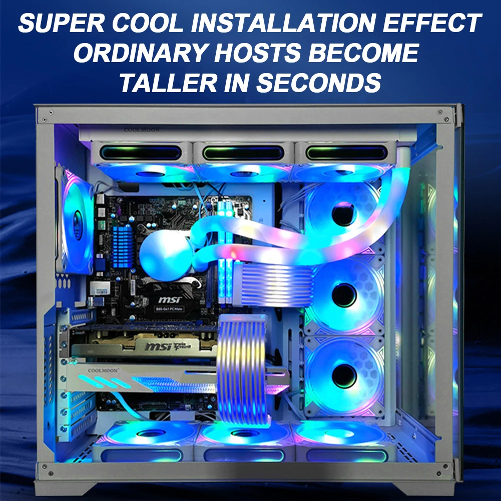 Tira de luces LED RGB de 5V y 3 pines, Cable de extensión de alimentación de placa base, Aura Sync, Flexible, Kit de bricolaje para ordenador y PC - imagen 5