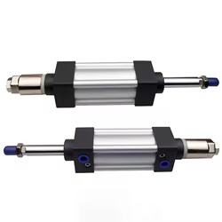 Cilindro de aire neumático estándar ajustable SUJ32/40/50/63/80/125mm, pistón de cilindro de aire, propulsión grande, carrera de 25/50/75/100/200/300mm