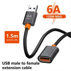 Cable de extensión USB rápido para PC, TV y Xbox One