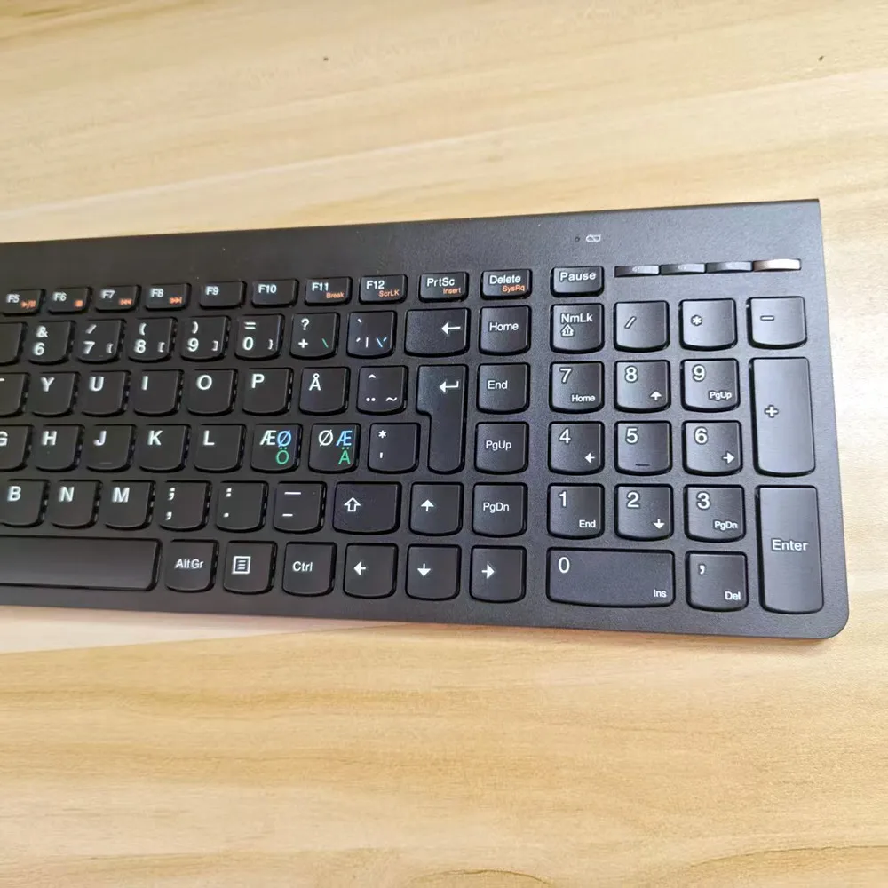 Nordic layout ultra-thin mute wireless keyboard and mouse set For Lenovo keyboard SK-8861 - imagen 3