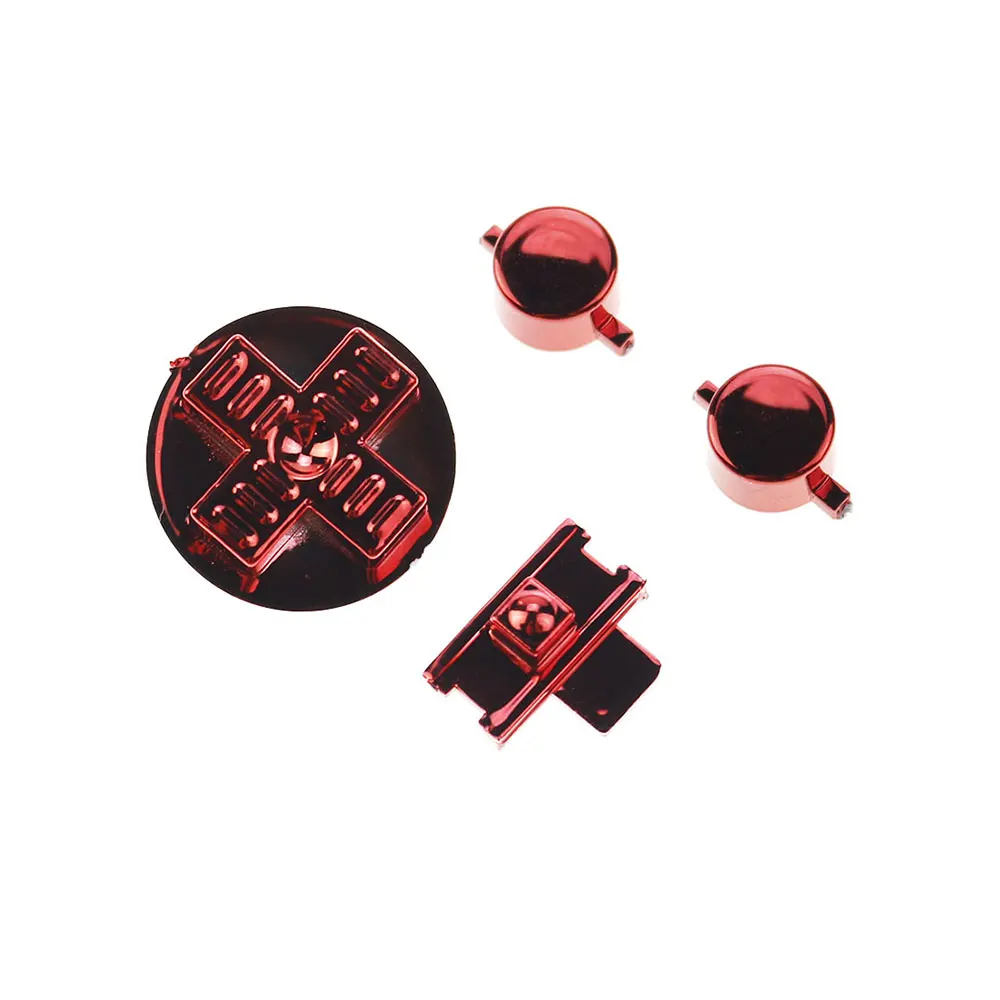JCD 1 Juego de botones d-pad conductores de goma para GameBoy Classic para GB DMG A B botones DIY reemplazo de botones cromados - imagen 5