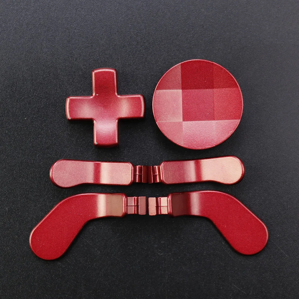 YUXI 1 Juego de empuñaduras de pulgar analógicas para Xbox One Elite Series paletas de Metal para Xbox One Elite 2 piezas botón de disparo - imagen 4