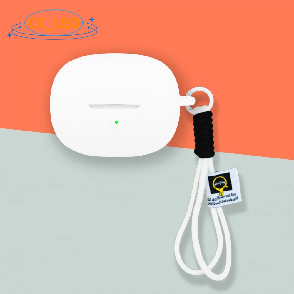 Funda blanda de silicona para QCY Crossky C50, bonito colgante con cordón adecuado para QCY Crossky C50, funda protectora - imagen 3