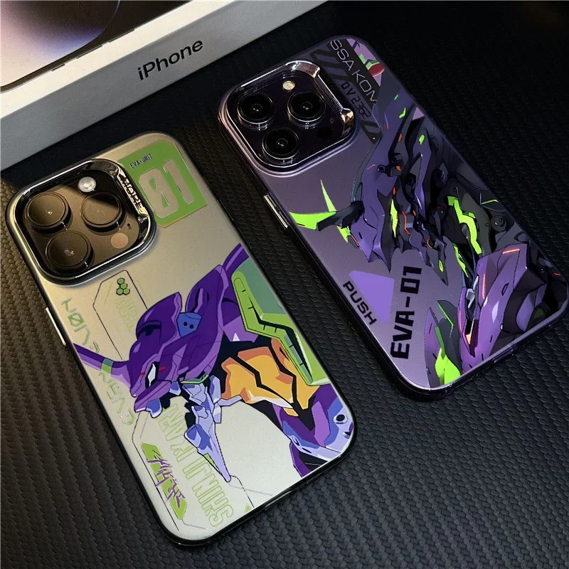 Funda de EVA-01 de Anime cómico Ikari Shinji Fighter para Xiaomi Redmi 15 4G 5G 15C 14C 13C Note 14 13 12 Pro 11 10 Plus Redmi 12 - imagen 2
