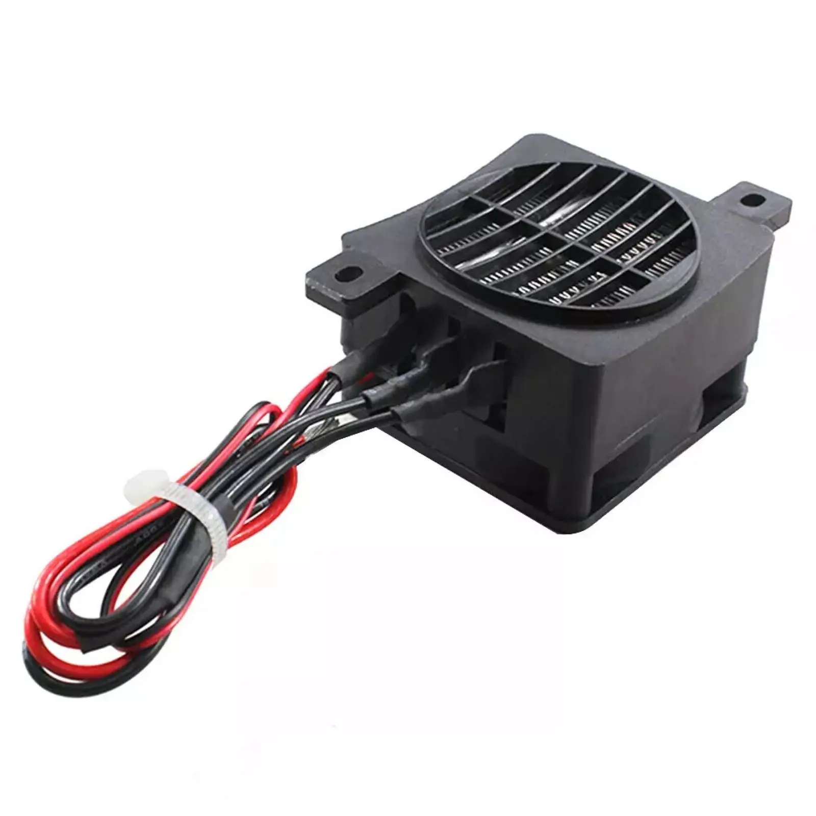 Calentador PTC de 12V y 100W, calentador de temperatura constante de cerámica con ventilador, calentador eléctrico PTC, elemento calefactor de aire de incubación PTC