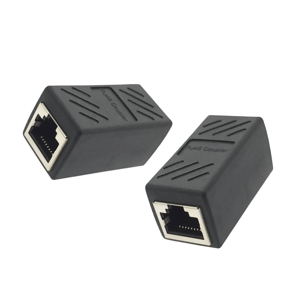 Venta al por mayor, enchufe RJ45, adaptador Ethernet Cat7/6, extensor de red, Cable de extensión convertidor para Cable Ethernet hembra a hembra - imagen 3