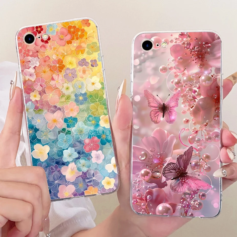 Para Apple iPhone SE 2020 2022 funda Cool Dragon lujosa funda pintada suave funda de teléfono delgada para iPhone SE 2022 iPhoneSE 2020 Fundas - imagen 4