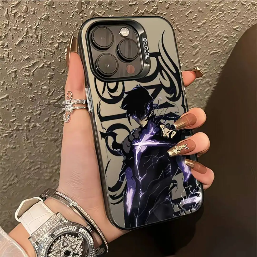 Funda de Anime de nivelación individual de cómic para Xiaomi Poco F7 5G X7 F7 PRO 15T PRO 14TPRO 14T X6 X5 M6 F6 F5 X3 11 Lite, cubierta mate IMD dura - imagen 2