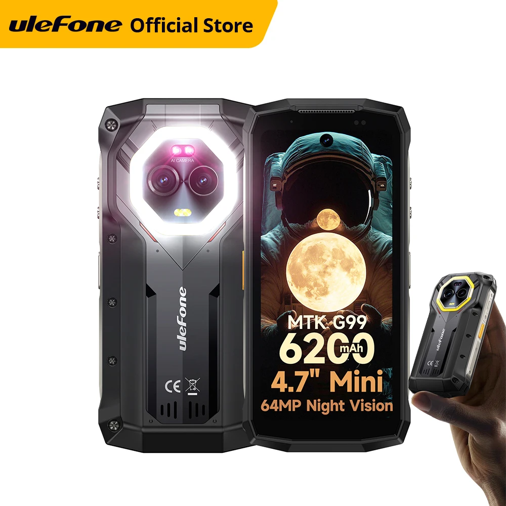 Ulefone Armor Mini 20 Teléfono Resistente Cámara Nocturna