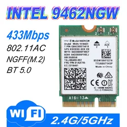 Intel 9462NGW Tarjeta WiFi AC Doble Banda Bluetooth 5.0 M.2