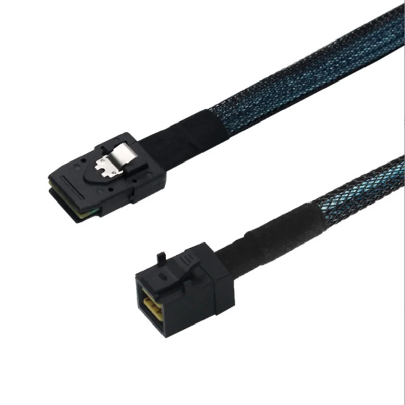 0,5 m 2m MINI SAS 3,0 8643 a SFF 8087 HD servidor almacenamiento Cable de datos Mini SAS HD SFF-8643 servidor de datos Cable Raid de disco duro - imagen 5