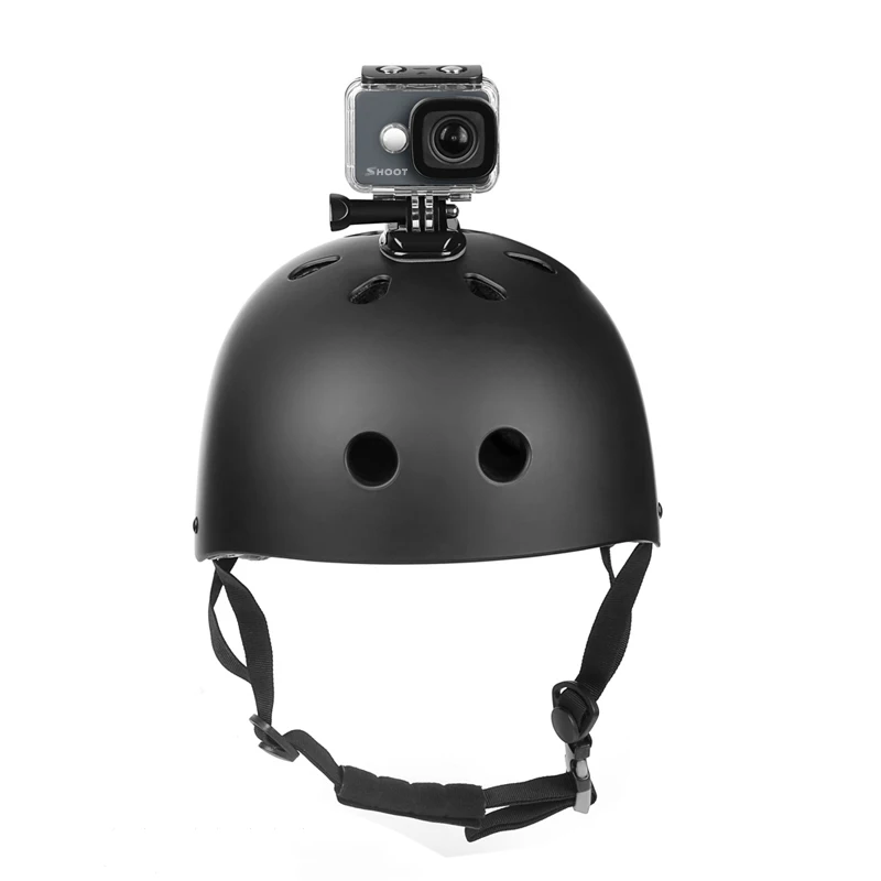 Soportes adhesivos para casco, montaje curvo plano Compatible con GoPro 11, 10, 9, 8, Insta360, X3, DJI OSMO Action 3 y 4, accesorios - imagen 3