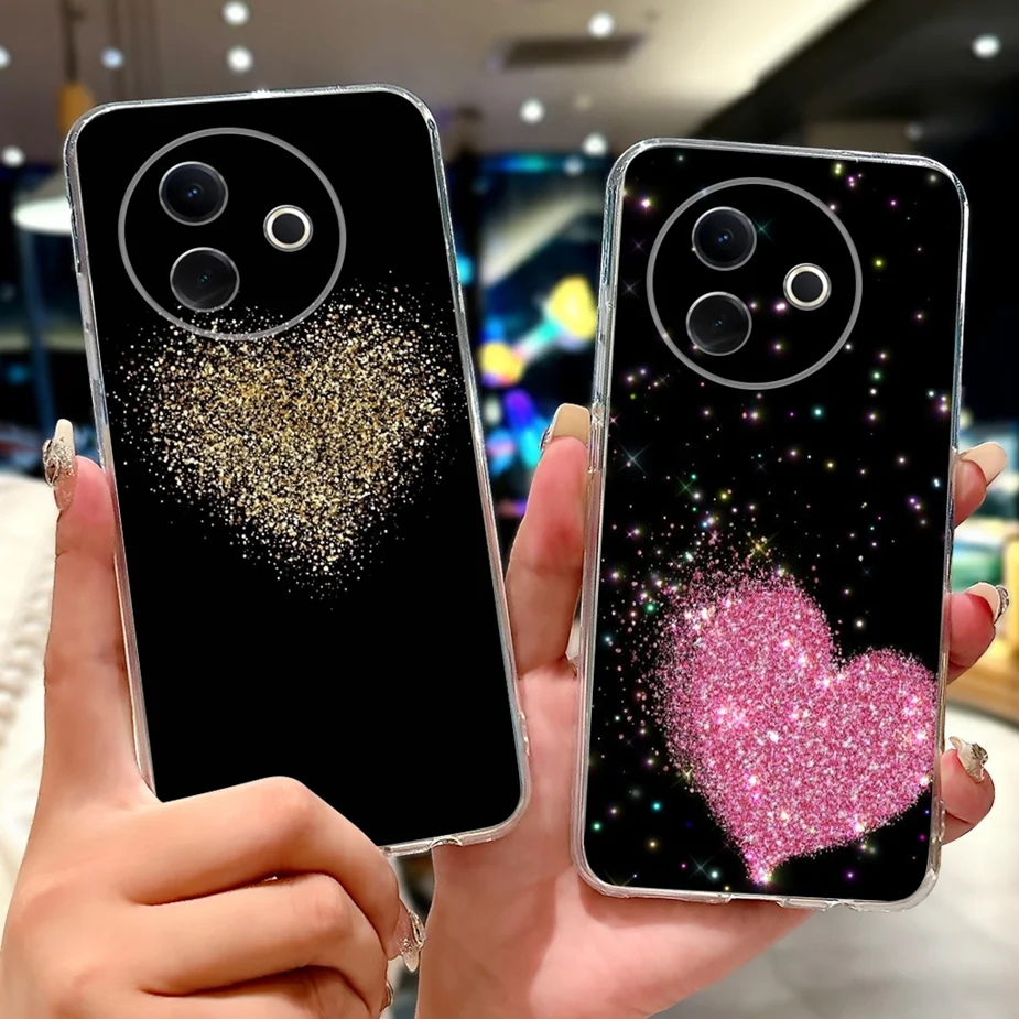 Para Vivo Y39 5G funda V2443 V2436 nueva funda pintada de lujo funda de teléfono de silicona suave para Vivo Y300i Y 39 VivoY39 VivoY300i 5G bolsas - imagen 3