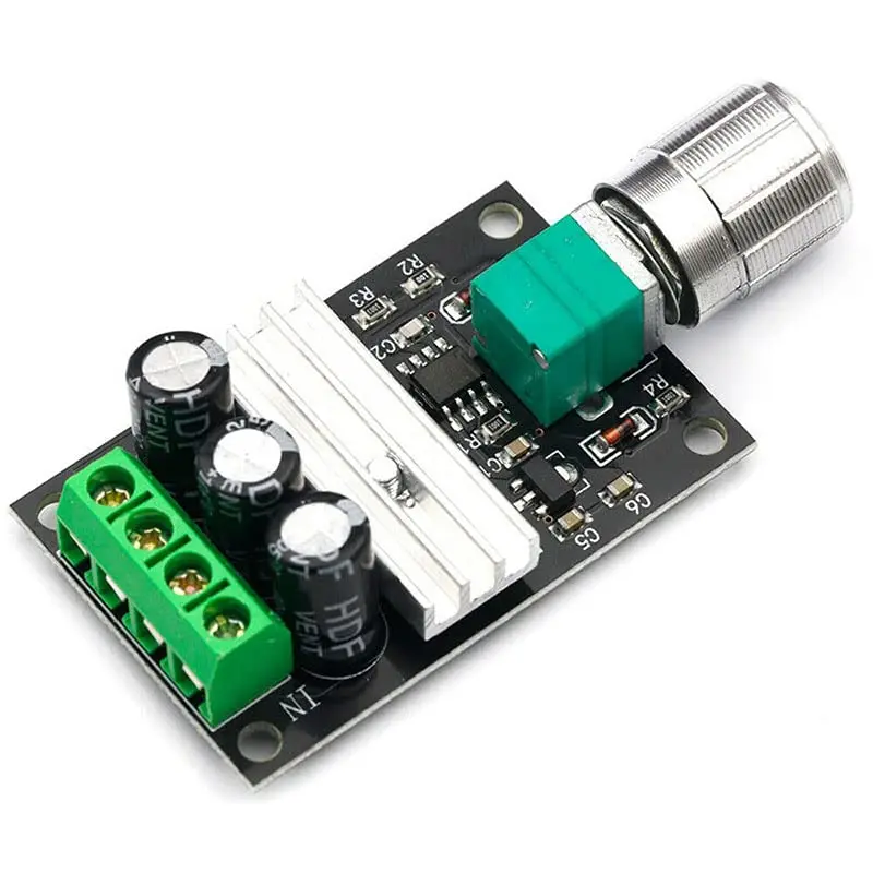 Paquete de 2 6V 12V 24V 28V 3A 80W 1203BB controlador de velocidad del Motor de CC velocidad PWM interruptor de controlador de Motor Reversible ajustable marcha atrás - imagen 3