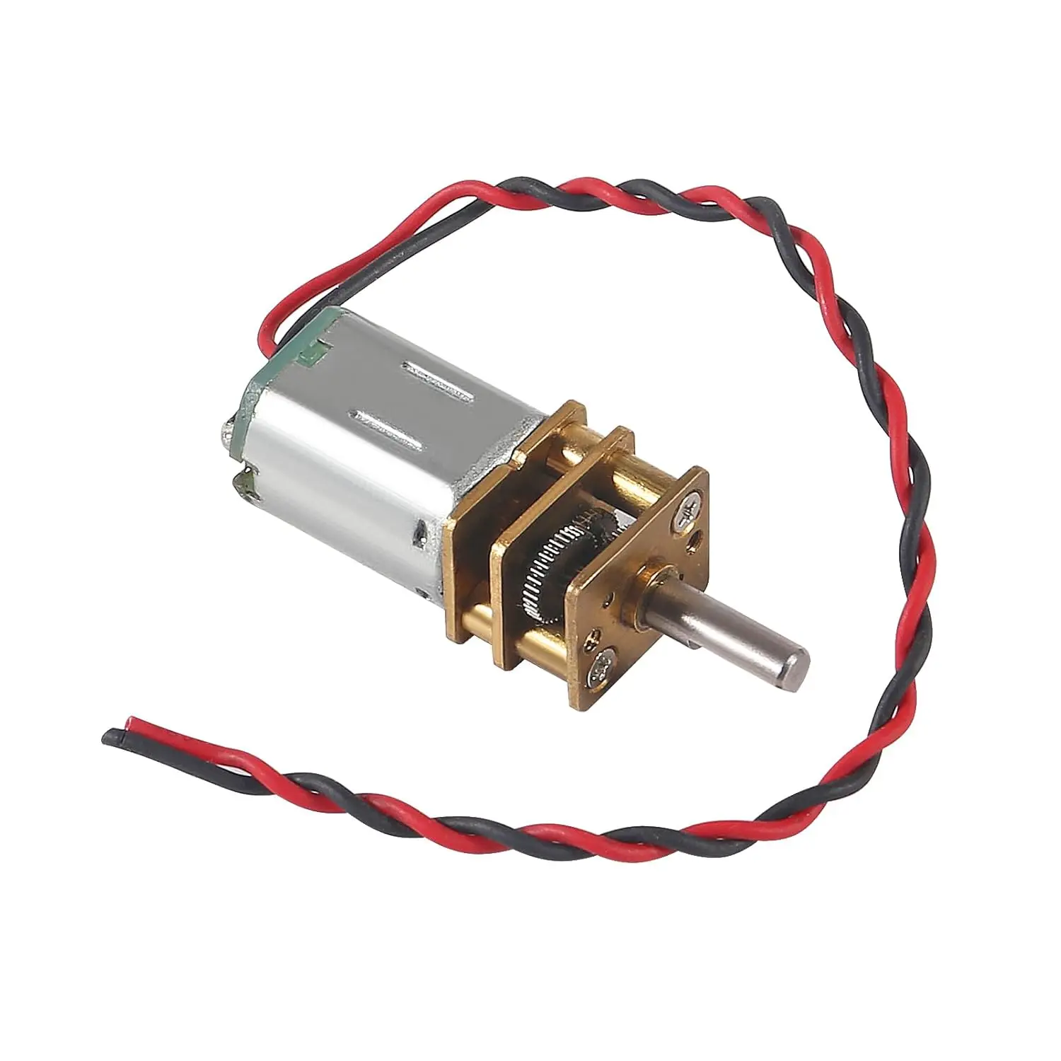 10 Uds Mini Micro N20 Motor de engranaje DC 3V-6V velocidad lenta caja de cambios totalmente de Metal DIY Robot Car - imagen 5